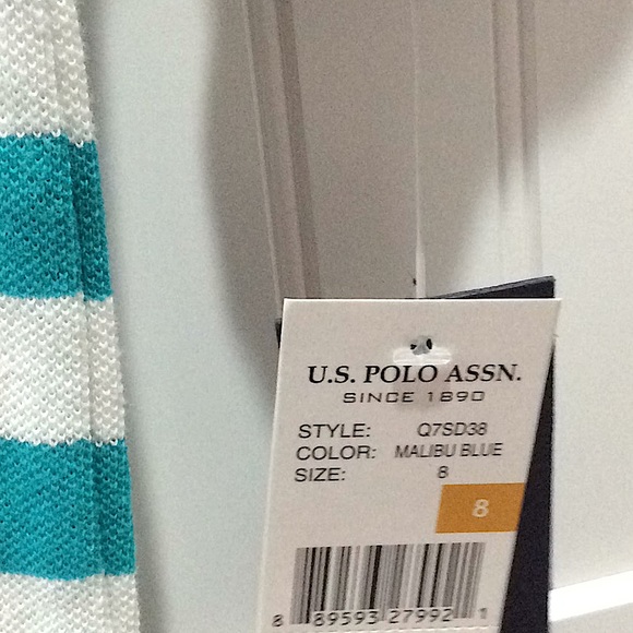 Boys Malibu Blue Polo - Picture 4 of 4